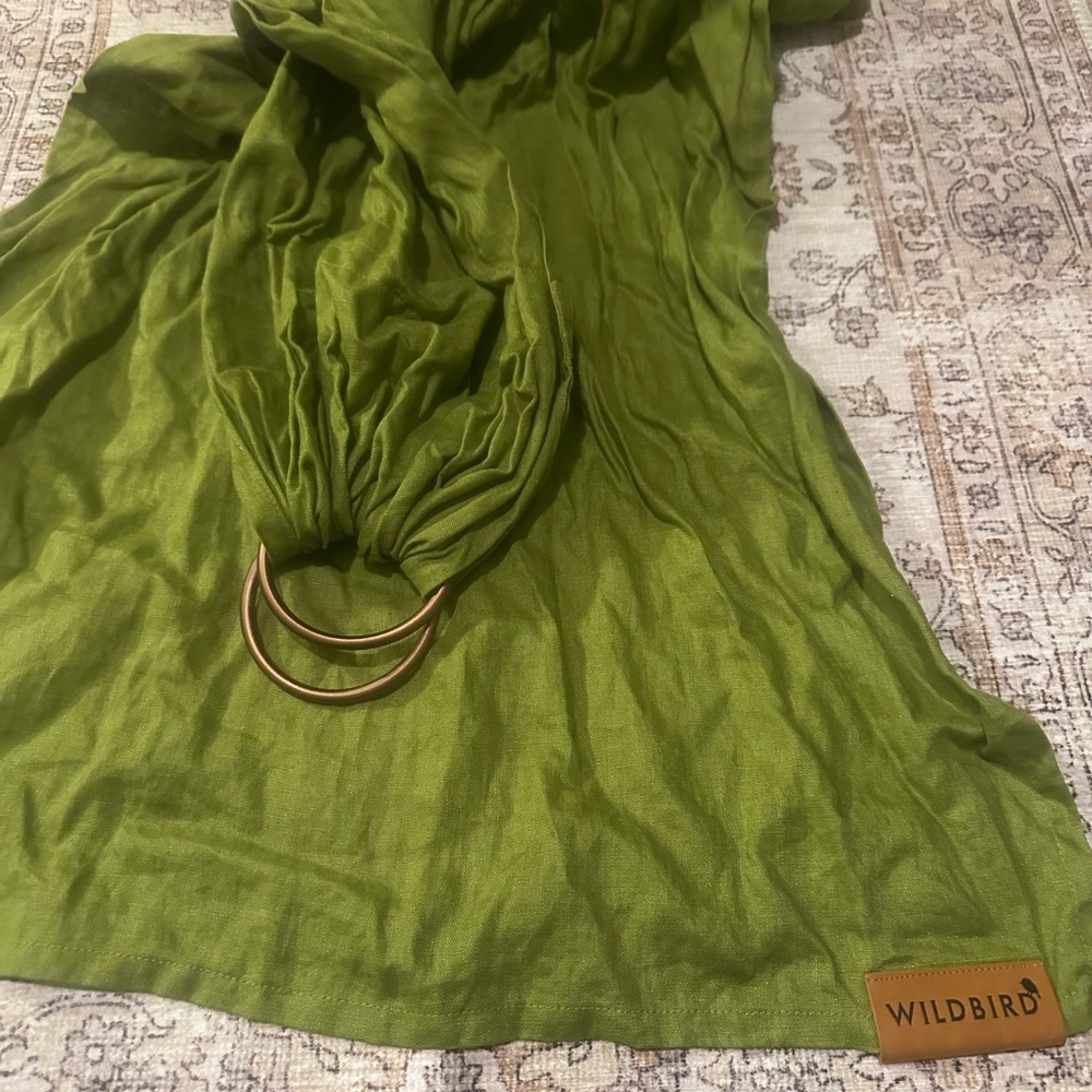 Wild Bird Ring Sling in Vibrant Green